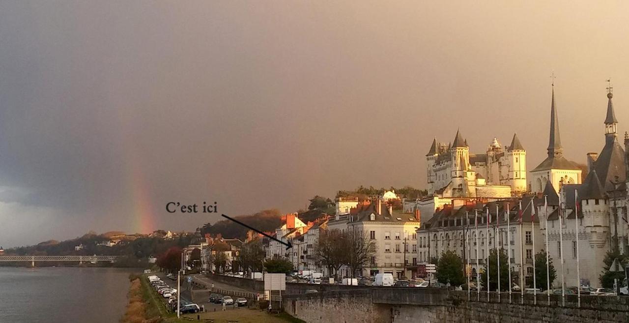 T2 Vue Sur Loire Local Velo Appartement Saumur Buitenkant foto